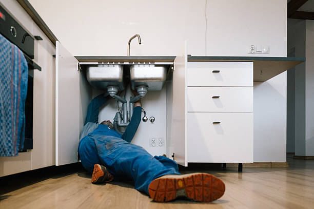 Professional Drain Cleaning technician working in Georgetown, MA